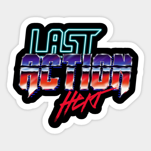 Last Action Hero "Fully Loaded" Logo Sticker by LastActionHero